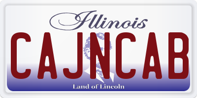 IL license plate CAJNCAB