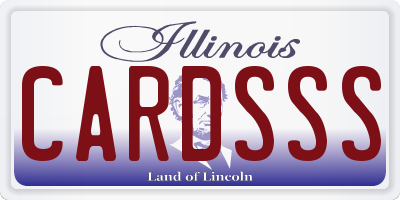 IL license plate CARDSSS