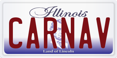 IL license plate CARNAV