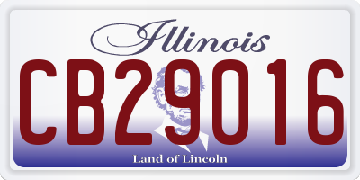 IL license plate CB29016