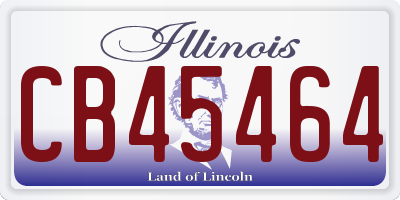 IL license plate CB45464