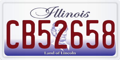 IL license plate CB52658