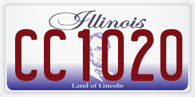 IL license plate CC1020