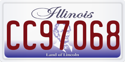 IL license plate CC97068