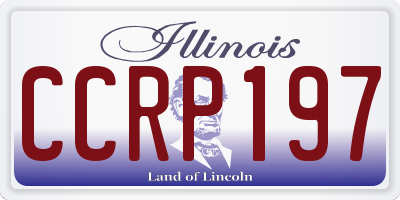 IL license plate CCRP197