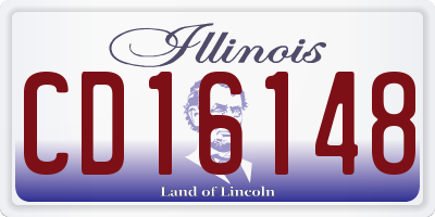 IL license plate CD16148