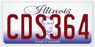 IL license plate CDS364