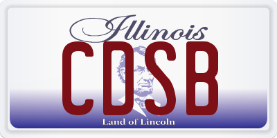 IL license plate CDSB