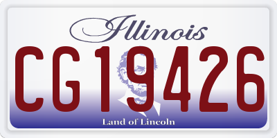 IL license plate CG19426