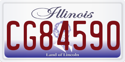 IL license plate CG84590