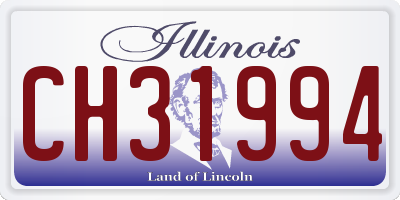 IL license plate CH31994