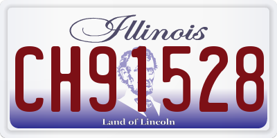 IL license plate CH91528