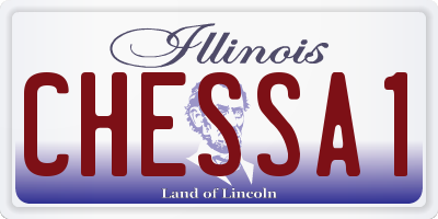 IL license plate CHESSA1