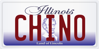 IL license plate CHINO