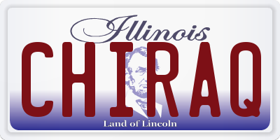 IL license plate CHIRAQ