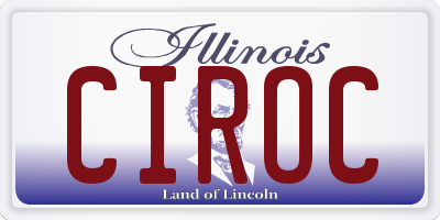 IL license plate CIROC