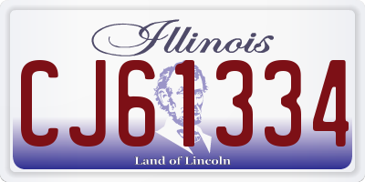 IL license plate CJ61334