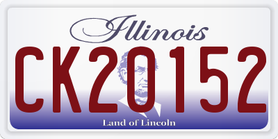 IL license plate CK20152