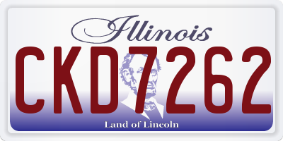 IL license plate CKD7262