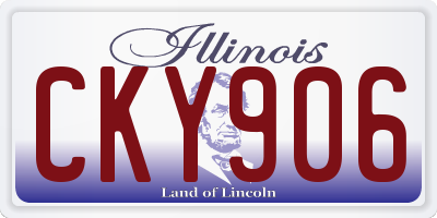 IL license plate CKY906