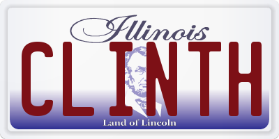 IL license plate CLINTH