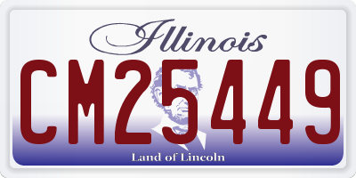 IL license plate CM25449