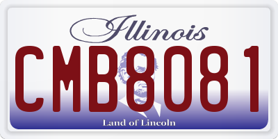 IL license plate CMB8081