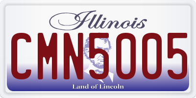 IL license plate CMN5005