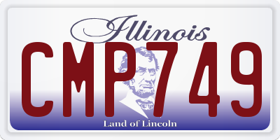 IL license plate CMP749