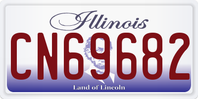 IL license plate CN69682