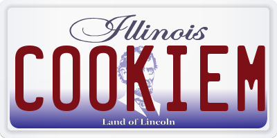 IL license plate COOKIEM