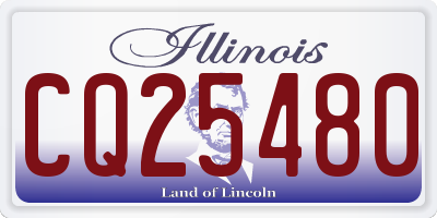 IL license plate CQ25480