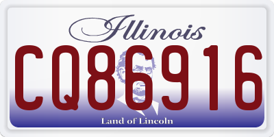 IL license plate CQ86916