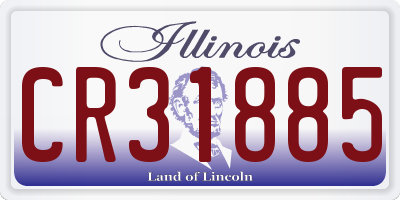 IL license plate CR31885