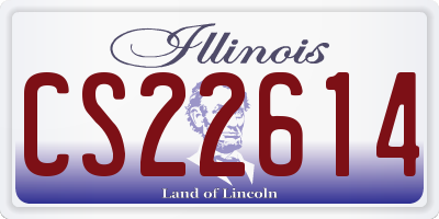 IL license plate CS22614