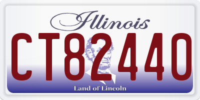 IL license plate CT82440