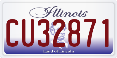 IL license plate CU32871