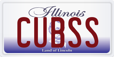 IL license plate CUBSS