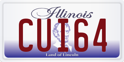 IL license plate CUI64