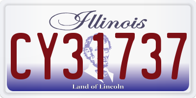 IL license plate CY31737