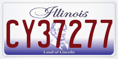 IL license plate CY37277