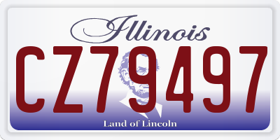 IL license plate CZ79497