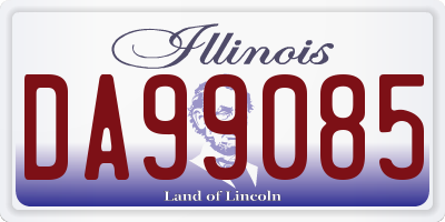 IL license plate DA99085