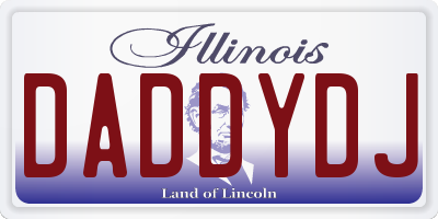 IL license plate DADDYDJ