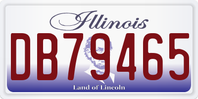 IL license plate DB79465