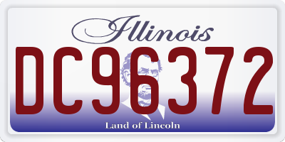 IL license plate DC96372