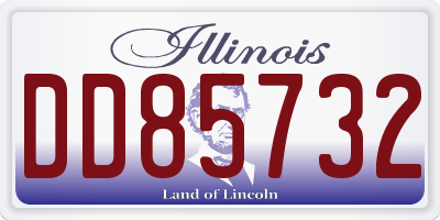IL license plate DD85732