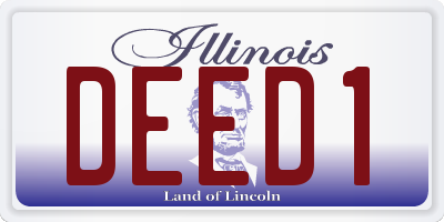 IL license plate DEED1