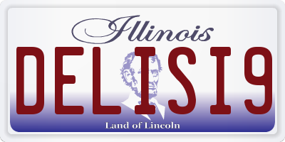 IL license plate DELISI9