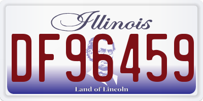 IL license plate DF96459